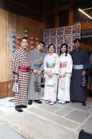 男性着物