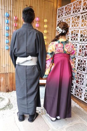 男性着物