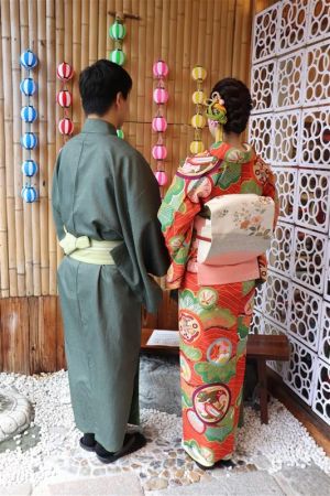 男性着物