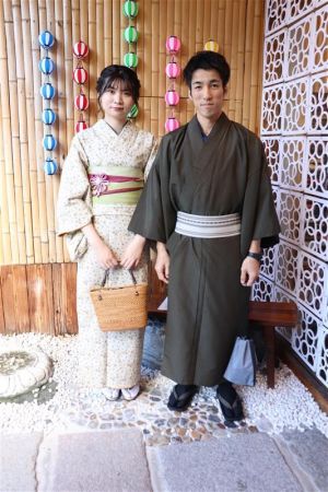 男性着物