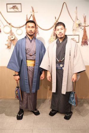男性着物