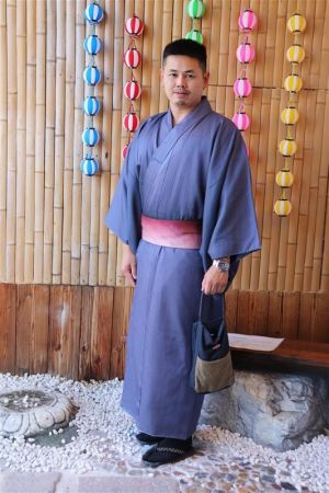 男性着物