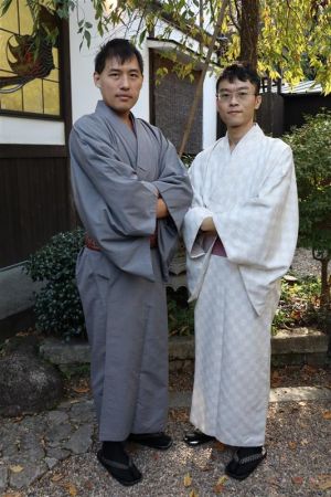 男性着物