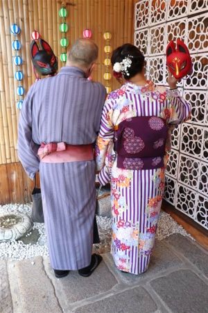 男性着物