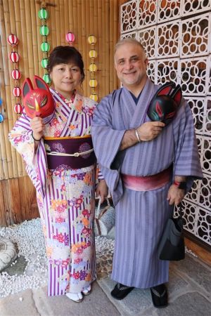 男性着物