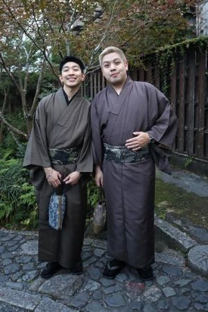 男性着物