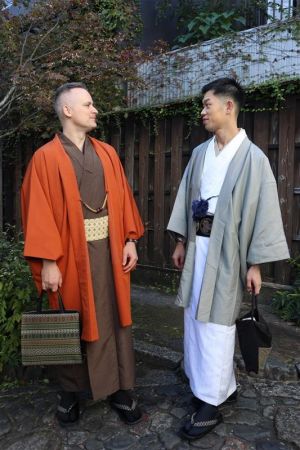男性着物