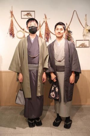 男性着物
