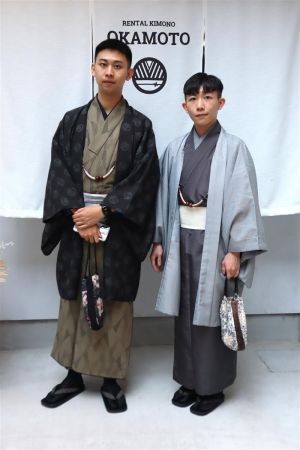 男性着物