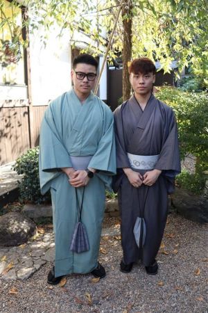 男性着物