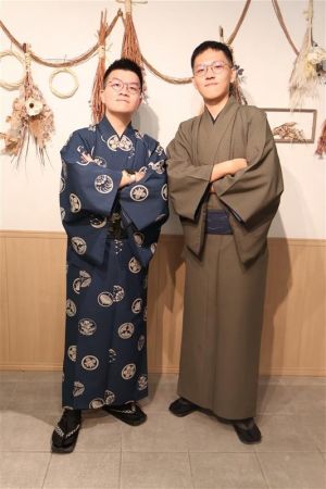 男性着物