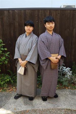 男性着物