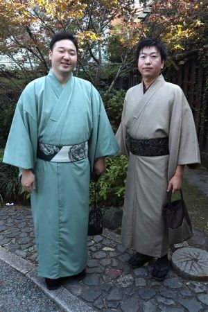 男性着物