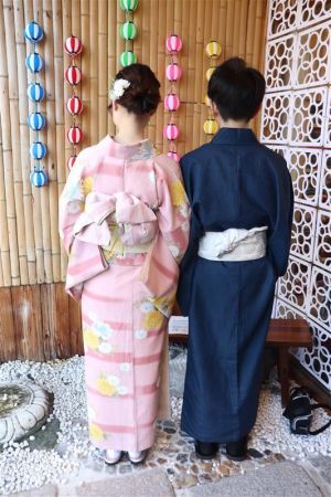 男性着物