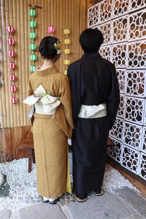 男性着物