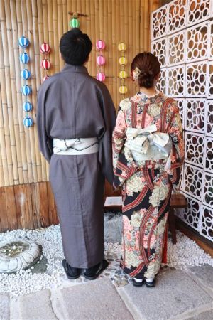 男性着物