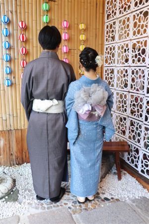 男性着物