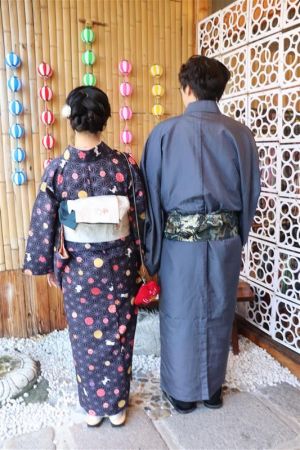 男性着物