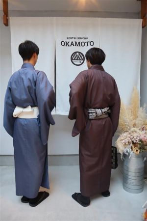 男性着物