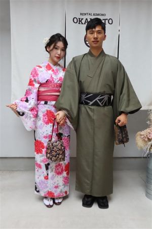 男性着物