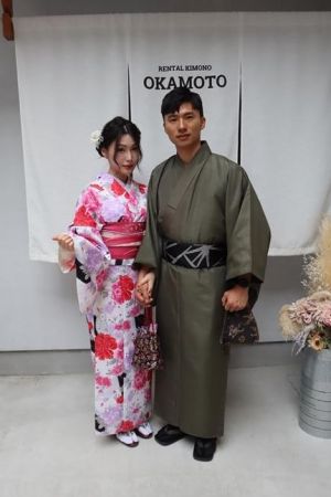 男性着物