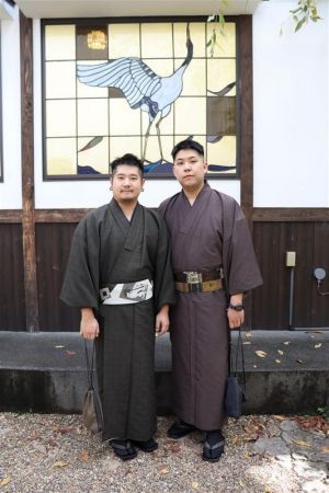 男性着物
