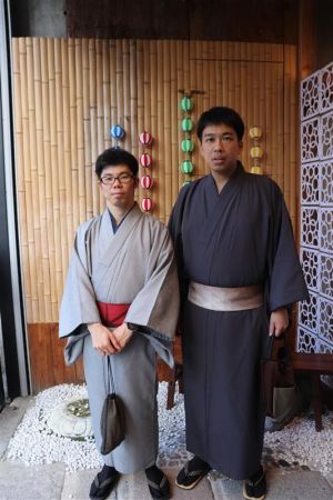 男性着物