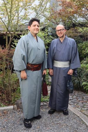 男性着物