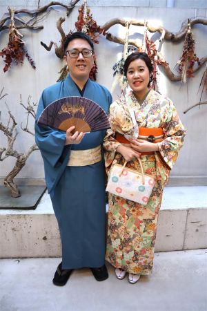 男性着物