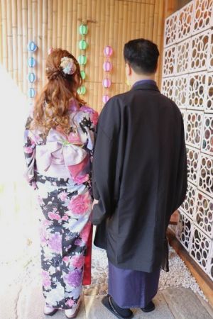 男性着物
