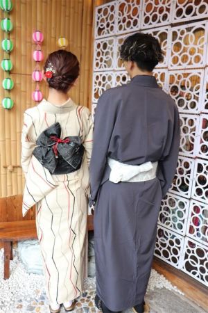 男性着物