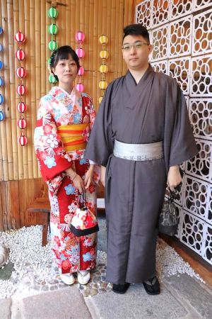 男性着物