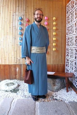 男性着物