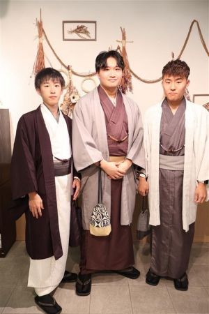 男性着物