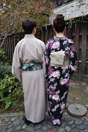 男性着物