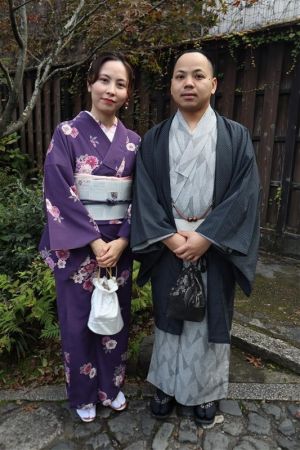 男性着物