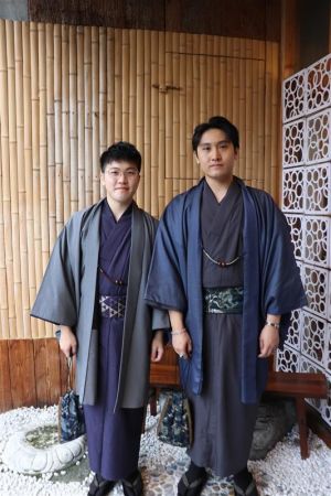 男性着物