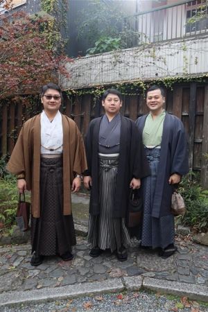 男性着物
