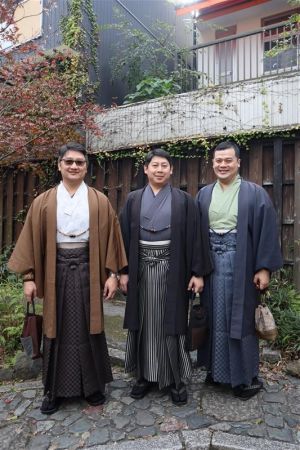 男性着物