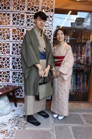 男性着物