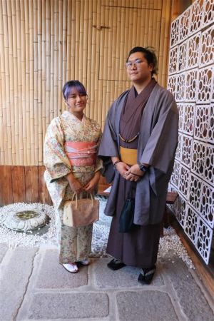 男性着物
