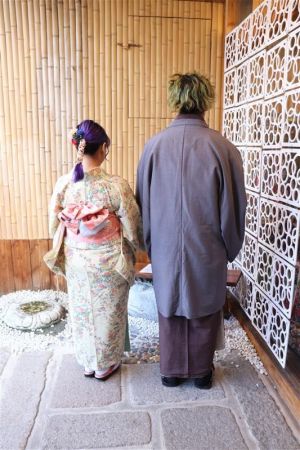 男性着物