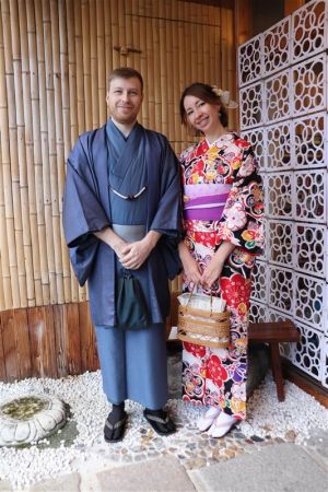 男性着物