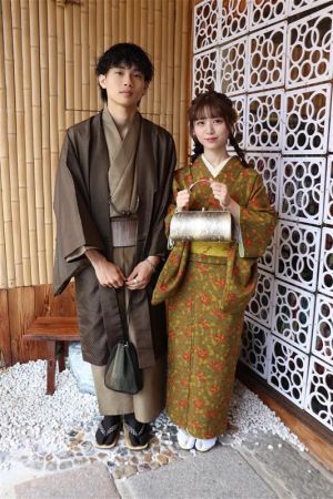 男性着物