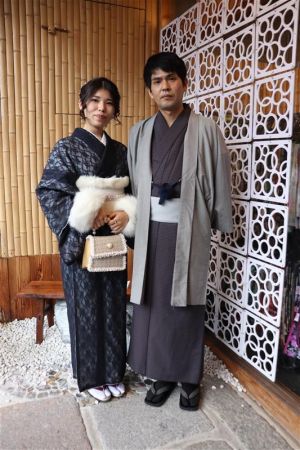 男性着物
