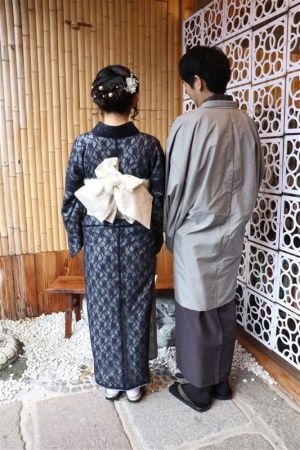 男性着物