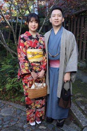 男性着物