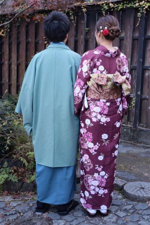 男性着物