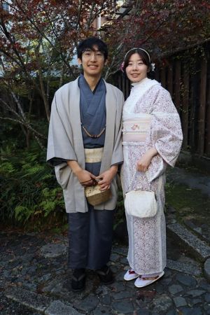 男性着物