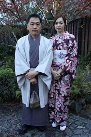 男性着物
